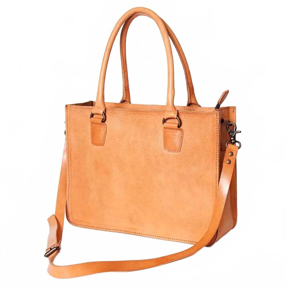 NEW AMERICAN DARLING women's genuine leather messenger bag in beige